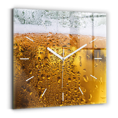 Reloj de pared cuadrado Jarra de cerveza