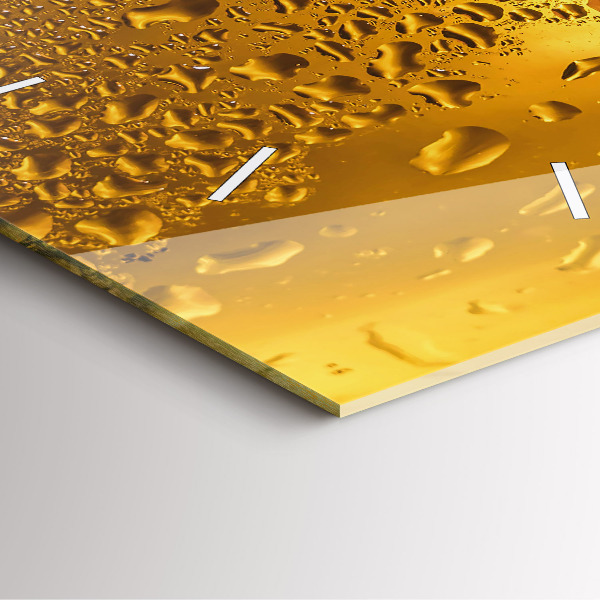 Reloj de pared cuadrado Jarra de cerveza