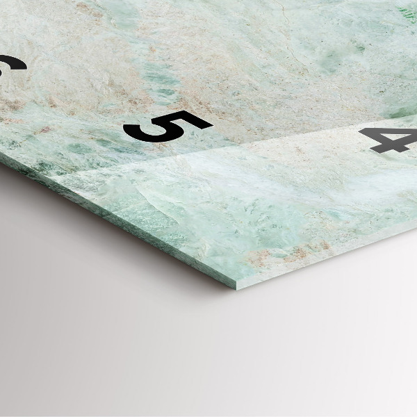 Reloj de pared cuadrado Textura de piedra de mármol