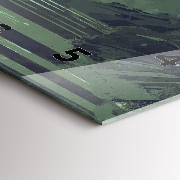 Reloj de pared cuadrado Samurai en el bosque