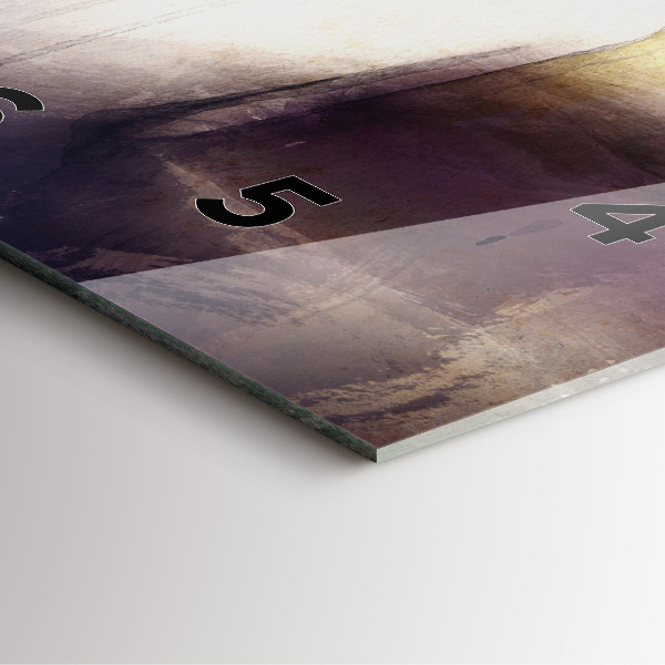 Reloj cuadrado Retrato abstracto de una mujer