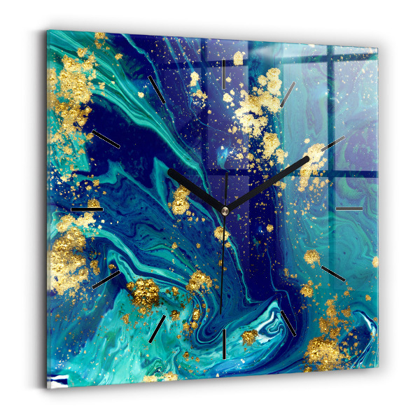 Reloj cuadrado Abstracción moderna