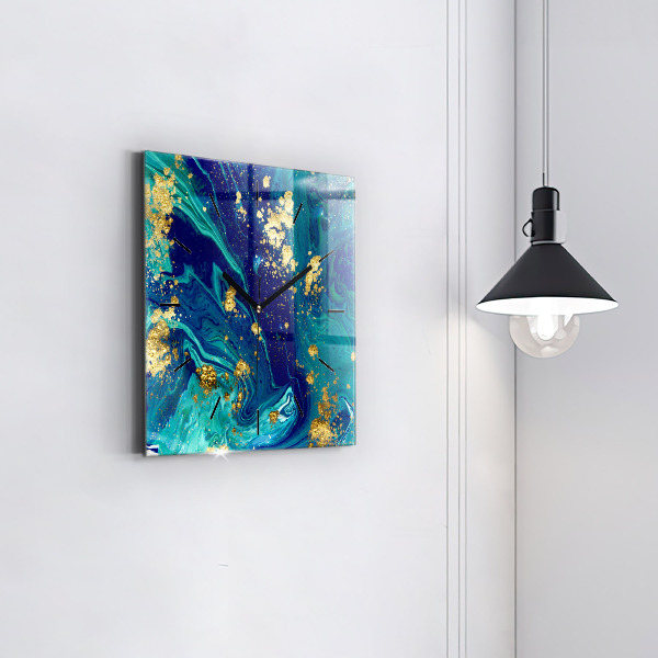 Reloj cuadrado Abstracción moderna