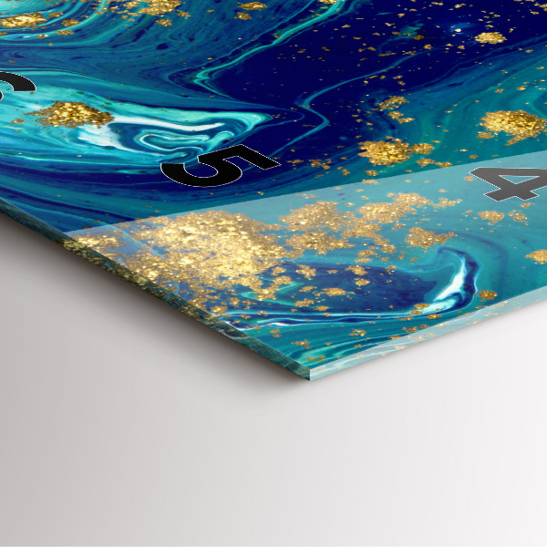 Reloj cuadrado Abstracción moderna