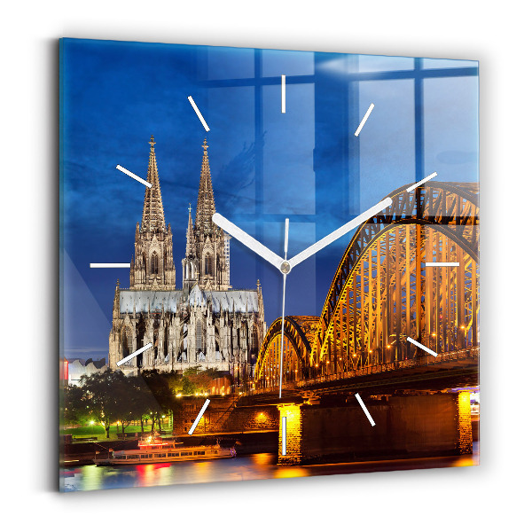 Reloj cuadrado Puente en Alemania