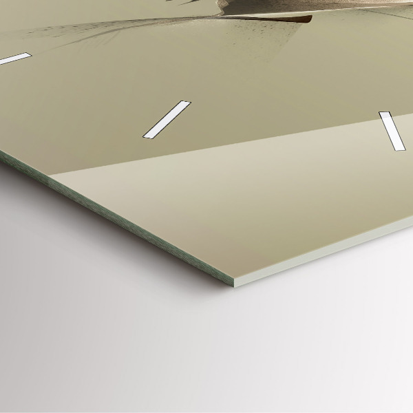 Reloj de pared cuadrado Alce gráfico