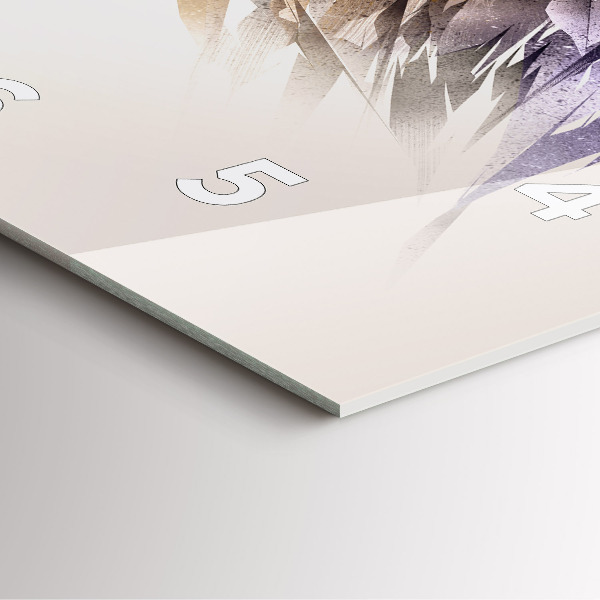 Reloj cuadrado Ave rapaz