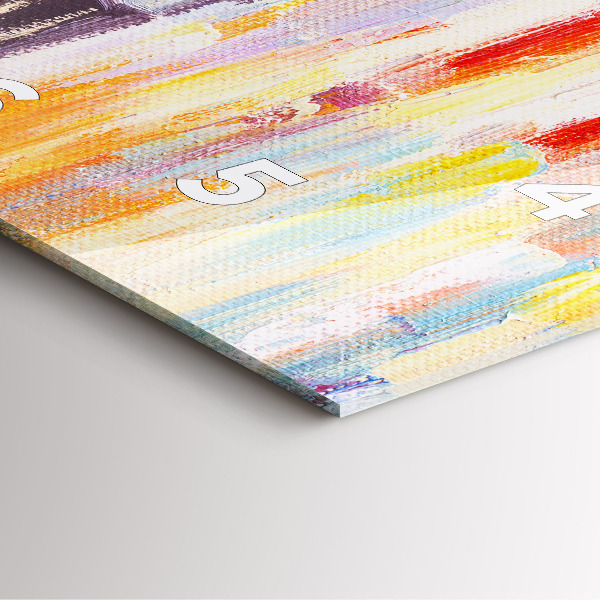 Reloj cuadrado Pareja bajo la lluvia