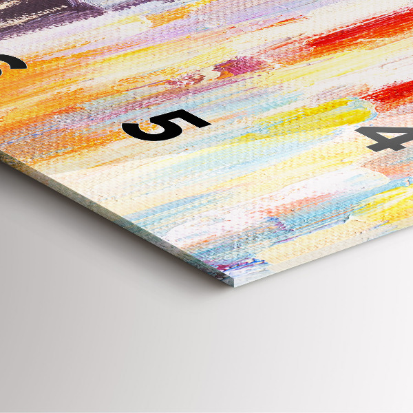 Reloj cuadrado Pareja bajo la lluvia