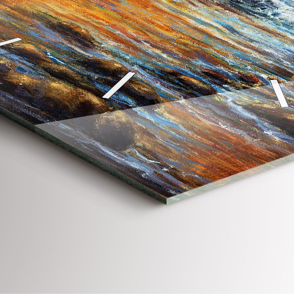 Reloj cuadrado Bellas artes