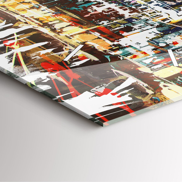 Reloj de pared cuadrado Nueva York