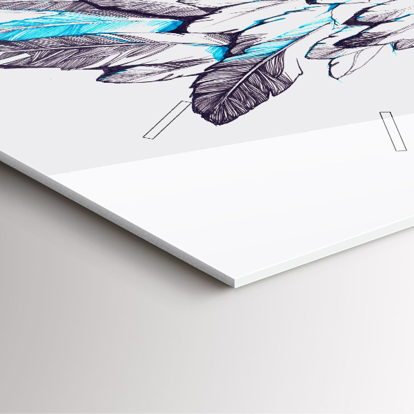 Reloj cuadrado Imitación de alas de pájaro