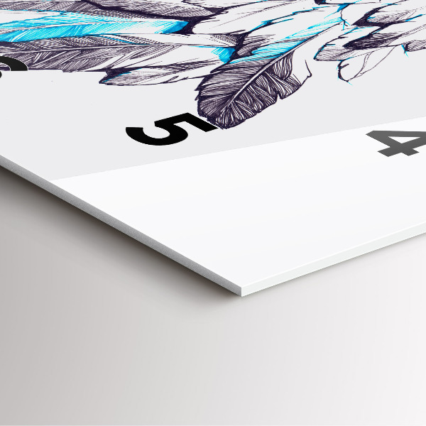 Reloj cuadrado Imitación de alas de pájaro