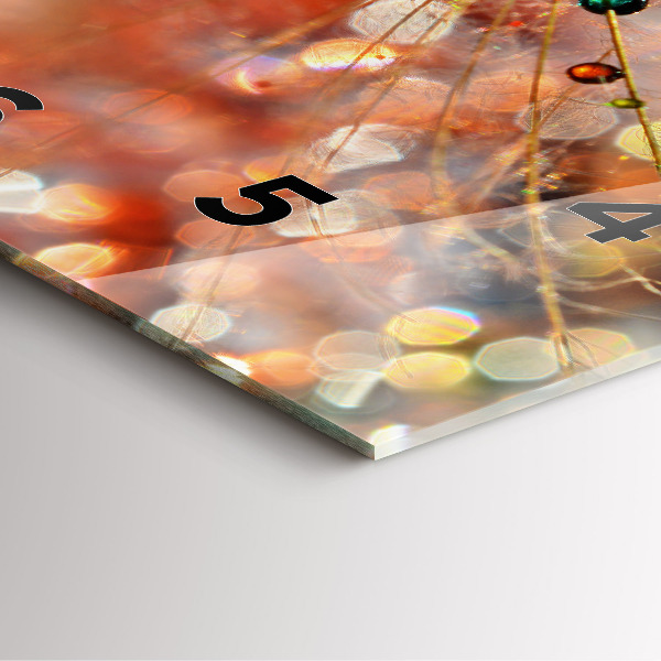 Reloj de pared cuadrado Soplador con rocío