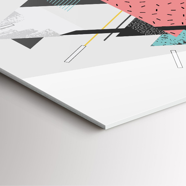 Reloj cuadrado Patrón geométrico