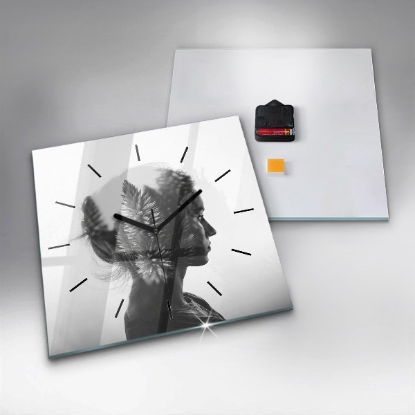 Reloj cuadrado Sensibilidad humana del pensamiento