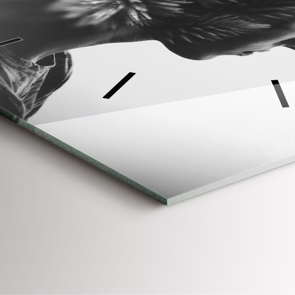 Reloj cuadrado Sensibilidad humana del pensamiento