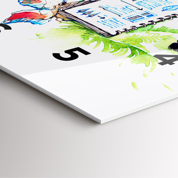 Reloj cuadrado Zoólogo