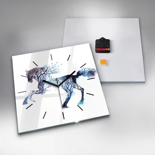 Reloj cuadrado Naturaleza animal Altruismo