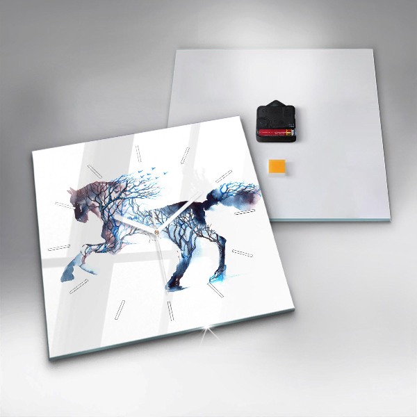 Reloj cuadrado Naturaleza animal Altruismo