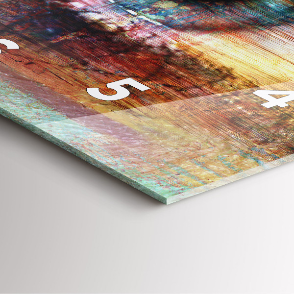 Reloj cuadrado Arte callejero Ojo