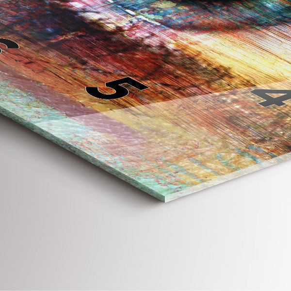 Reloj cuadrado Arte callejero Ojo