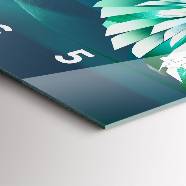 Reloj cuadrado Imagen de un águila volando