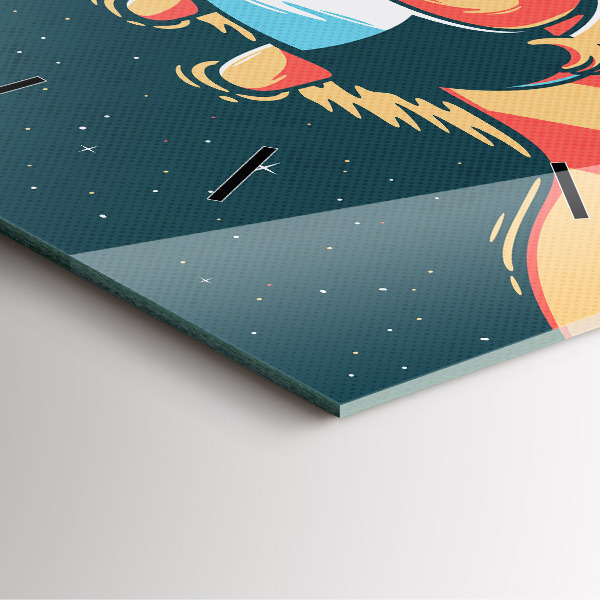 Reloj cuadrado Imaginación infantil