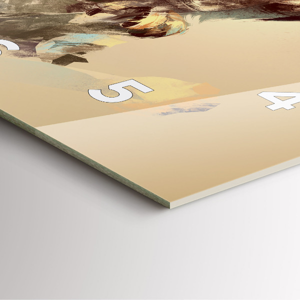 Reloj cuadrado Búho, signo de sabiduría