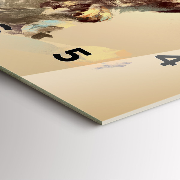 Reloj cuadrado Búho, signo de sabiduría