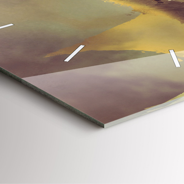 Reloj cuadrado Ilustración de un jinete de dragón