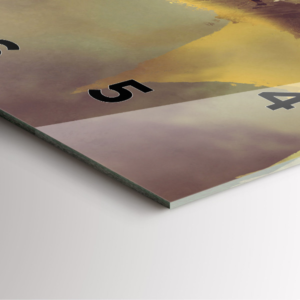 Reloj cuadrado Ilustración de un jinete de dragón