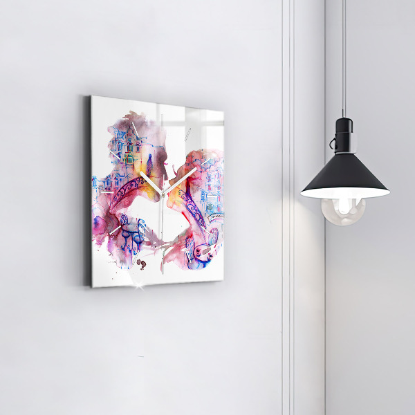 Reloj de pared cuadrado Dos Cuerpos Un Alma