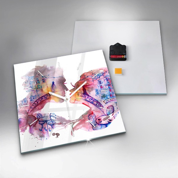 Reloj de pared cuadrado Dos Cuerpos Un Alma