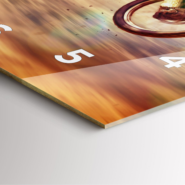 Reloj de pared cuadrado Enduro motocross