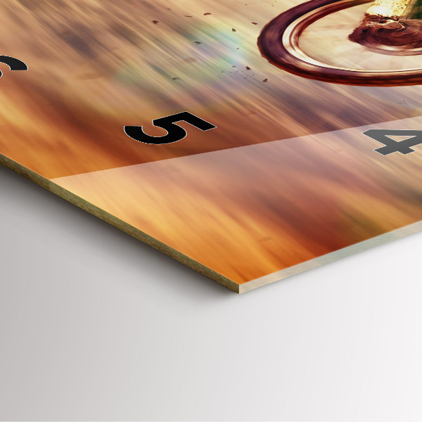 Reloj de pared cuadrado Enduro motocross