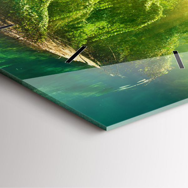 Reloj de pared cuadrado Naturaleza tranquila