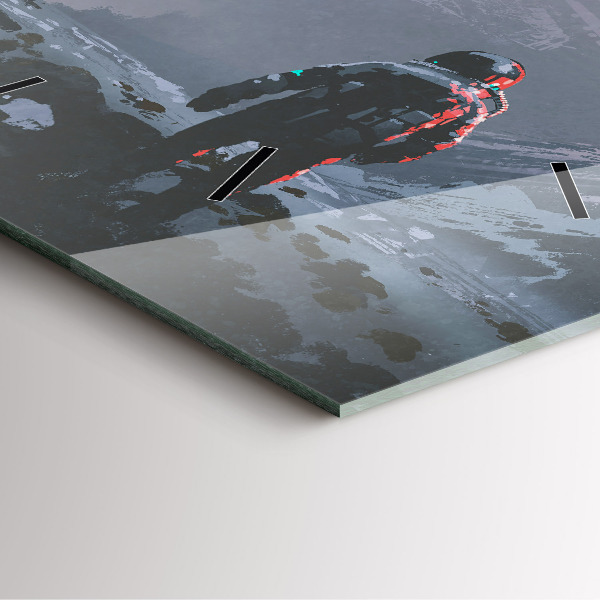 Reloj cuadrado Astronautas Vía Láctea