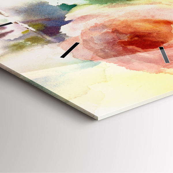 Reloj cuadrado Visualización de la naturaleza