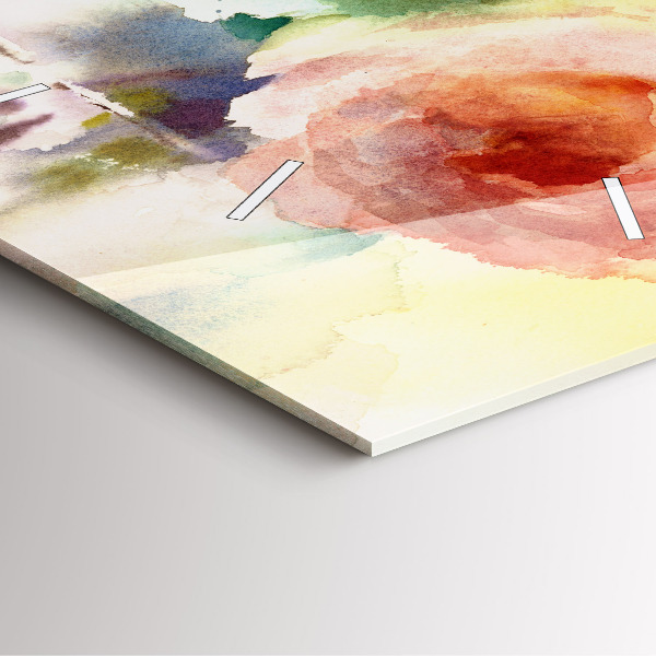 Reloj cuadrado Visualización de la naturaleza