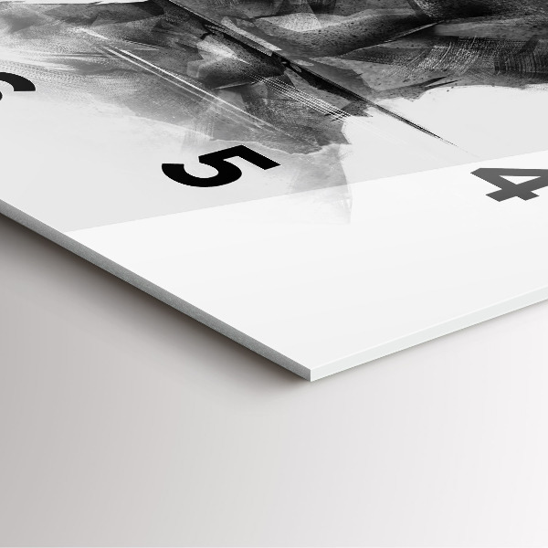 Reloj de pared cuadrado Dibujo oso