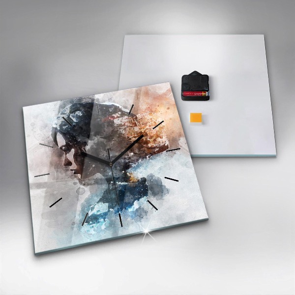 Reloj cuadrado El pasado en la nuca