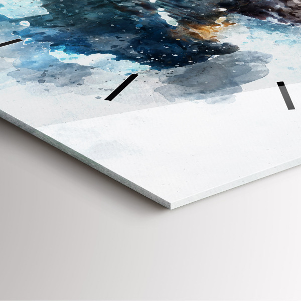 Reloj cuadrado El pasado en la nuca