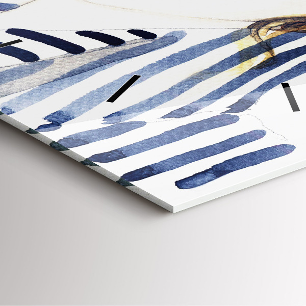 Reloj de pared cuadrado Moda de los últimos días de vacaciones