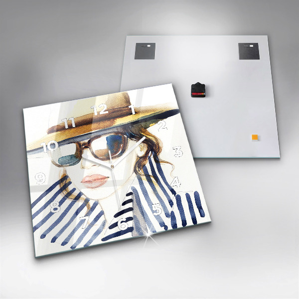 Reloj de pared cuadrado Moda de los últimos días de vacaciones