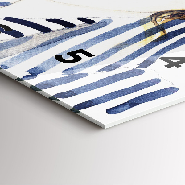 Reloj de pared cuadrado Moda de los últimos días de vacaciones