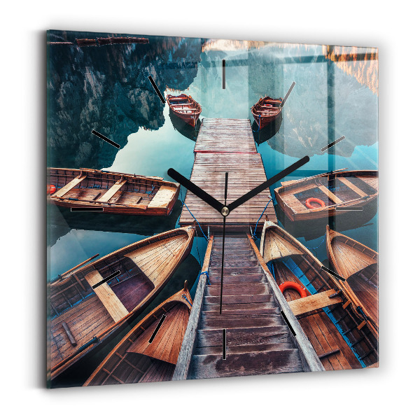 Reloj cuadrado Plataforma y lago