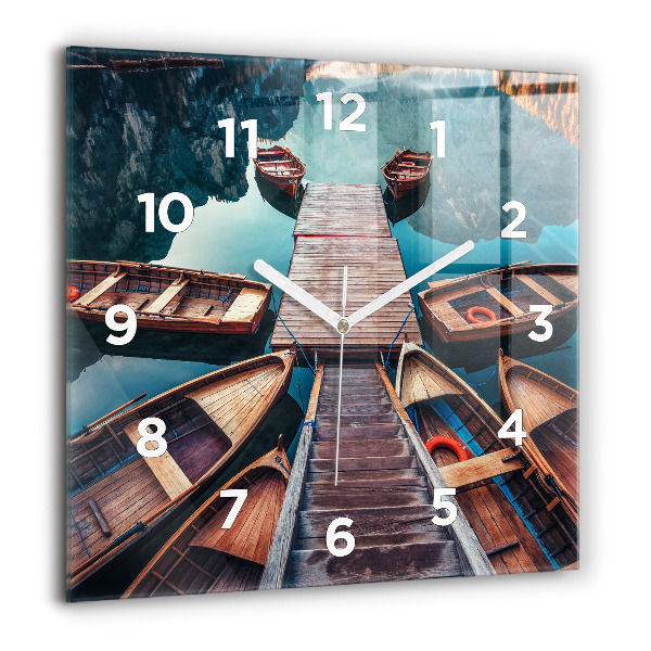 Reloj cuadrado Plataforma y lago
