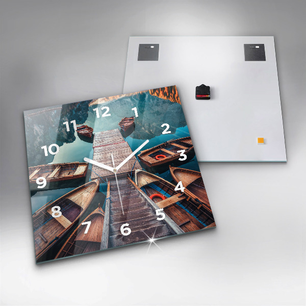 Reloj cuadrado Plataforma y lago