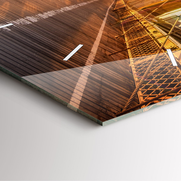 Reloj de pared cuadrado Puente de Brooklyn NYC